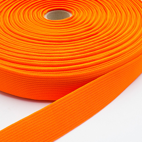 Gummiband neon orange 20mm online kaufen