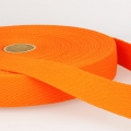 Gurtband Baumwolle orange 40mm