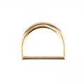 4 Stck D-Ring 20mm gold hell