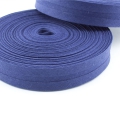 Schrägband dunkelblau aus Baumwolle 20mm