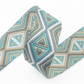 Gurtband 38mm Raute hellblau