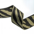 Gurtband 38mm Zebra schwarz oliv