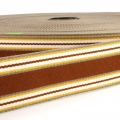 Taschengurt Grtelband premium 40mm braun beige gelb