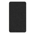 Geschenkanhnger aus Karton 50x90 mm schwarz