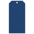 Geschenkanhänger aus Karton extra groß 60x120 mm dunkelblau