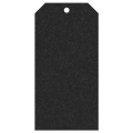 Geschenkanhnger aus Karton extra gro 60x120 mm schwarz