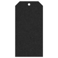 Geschenkanhnger aus Karton extra gro 60x120 mm schwarz