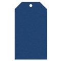 Geschenkanhänger aus Karton 45x80 mm dunkelblau