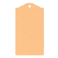 Geschenkanhänger aus Karton Label 45x83 mm apricot