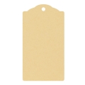 Geschenkanhänger aus Karton Label 45x83 mm beige