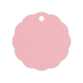 Geschenkanhnger aus Karton Blume 45 mm rosa