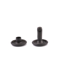 Hohlniet 10x10 mm schwarz lackiert