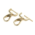 Karabinerhaken 25mm abnehmbar gold