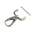 Karabinerhaken 25mm abnehmbar silber