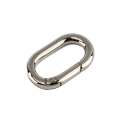Karabiner 25mm oval silber
