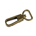 Karabiner 15mm altmessing