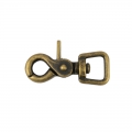 Scherenkarabiner 16mm altmessing
