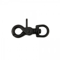 Scherenkarabiner 13mm schwarz matt lackiert