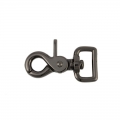 Scherenkarabiner 20mm schwarz glnzend