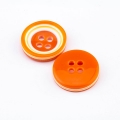 Knopf aus Kunststoff 12 mm orange