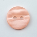 Knopf perlmutt peach 13 mm