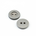 Knopf zweifarbig grau 14 mm