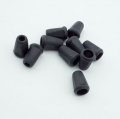 10 Stck Kordel-Endstck dunkelgrau 4mm