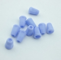 10 Stck Kordel-Endstck hellblau 4mm