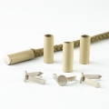 4 Stck Kordelenden beige 5mm