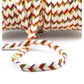 Baumwollkordel Fischgrt multicolor 12 x 5mm