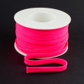 Flachkordel 10mm Polyester neon pink