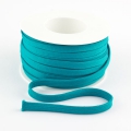 Flachkordel 10mm Polyester trkis