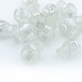 Kordelstopper transparent 15mm rund