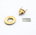 Taschenverschluss gold hell 27mm x 30mm