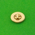 Taschenverschluss gold hell 27mm x 30mm