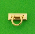 Taschenverschluss gold 17mm x 45mm