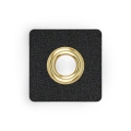 sen-Patch mit Prym-se 8mm gold schwarz