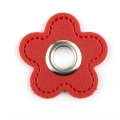sen-Patches Blume mit 8mm se rot