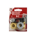 10 sen 12mm x 24mm gold