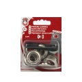 10 sen 8mm x 18mm silber