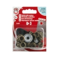 20 sen 7mm x 13mm altmessing