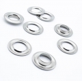 100 Stk. sen 12mm x 24mm silber