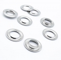 100 Stk. sen 12mm x 5mm silber