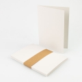 Faltkarten plan blanko CoffeeCup Paper DIN A5 auf A6