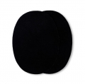 Prym Patches Velourslederimitat, aufbgelbar, 10 x 14cm, schwarz 929370