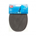 Prym Patches Velourslederimitat, aufbgelbar, 10 x 14cm, mittelgrau 929371