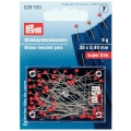 Prym Glaskopf-Nadeln super fine 35x0,40 rot 029700