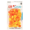 Prym Love Color Snaps 30 Stk. gelb, orange 393004