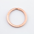 5er Pack flache Schlsselringe rosegold 20mm