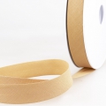 Schrgband beige aus Baumwolle PES 20mm
